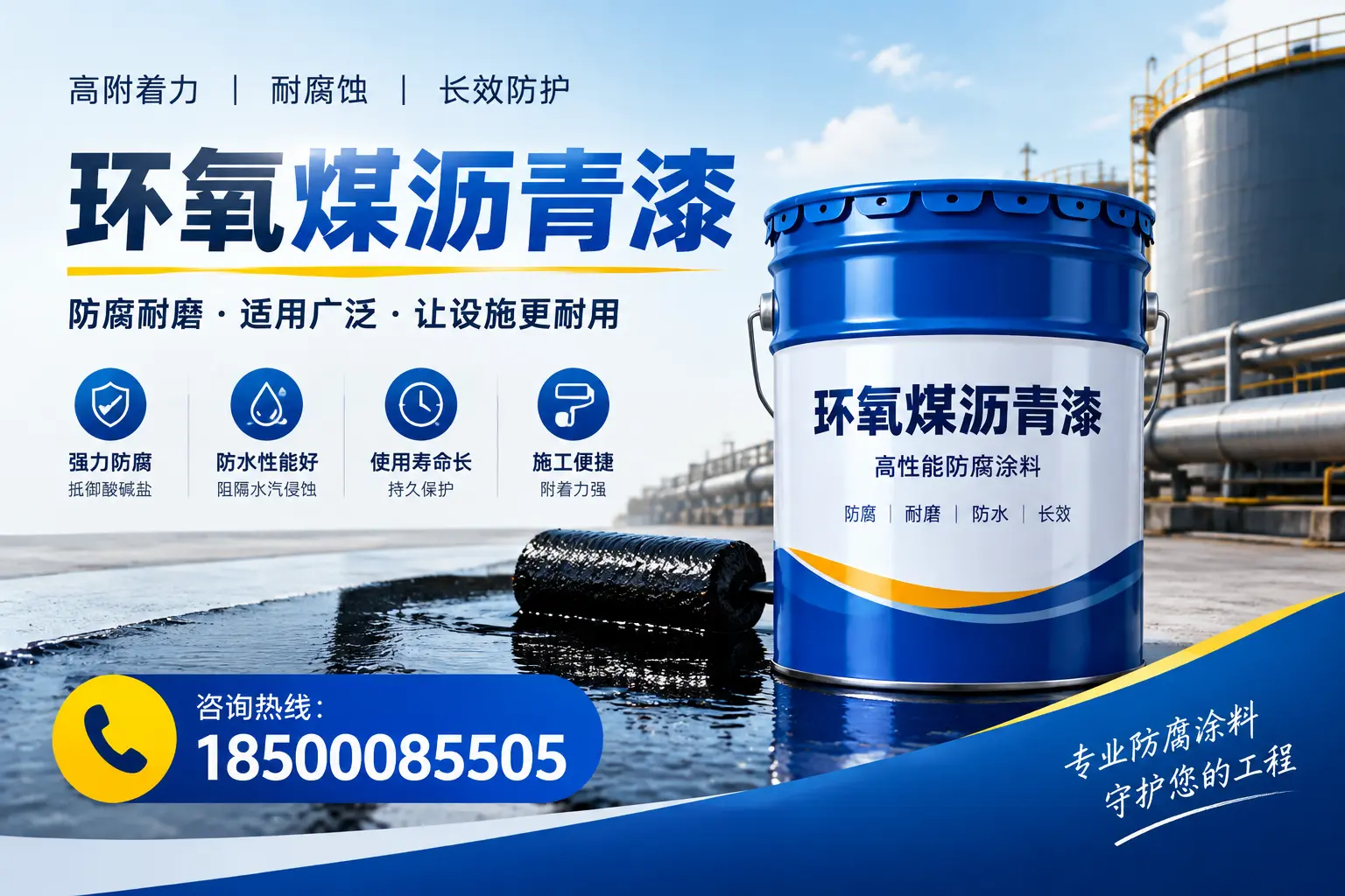 环氧煤沥青漆与其他涂料的对比分析，助力渭南企业决策